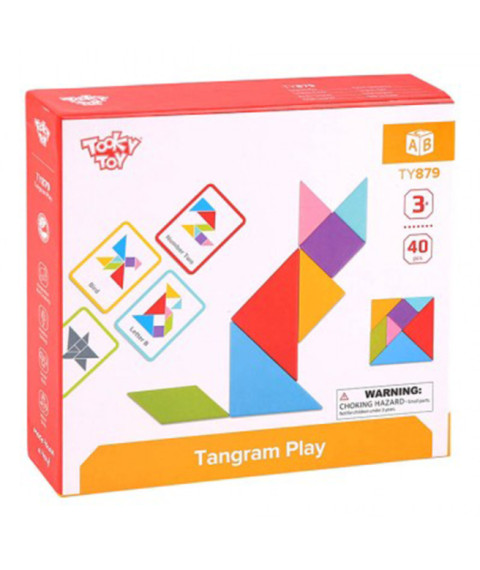 Jucărie din lemn Tangram, 57243